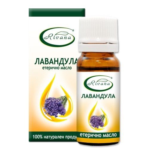 Rivana Natural Lavender Essential Oil with Rejuvenating Effect 0.34 fl oz (10 ml)