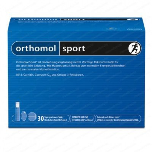 Orthomol Sport for Better Athletic Performance During Exercise 30 Doses