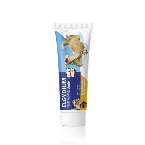 Elgydium Junior Ice Age Gel Toothpaste for Children Aged 7-12 with Healthy Gums 1.69 fl oz (50 ml)