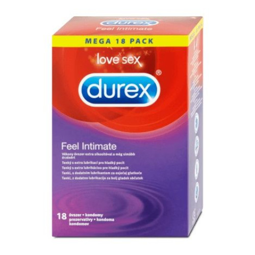 Durex Feel Intimate Ultra Thin Condoms for Super Protection 18 pcs