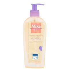 Mixa Baby Deep Cleansing Oil for Body and Hair for Atopic Skin Paraben-Free 8.45 fl oz (250 ml)