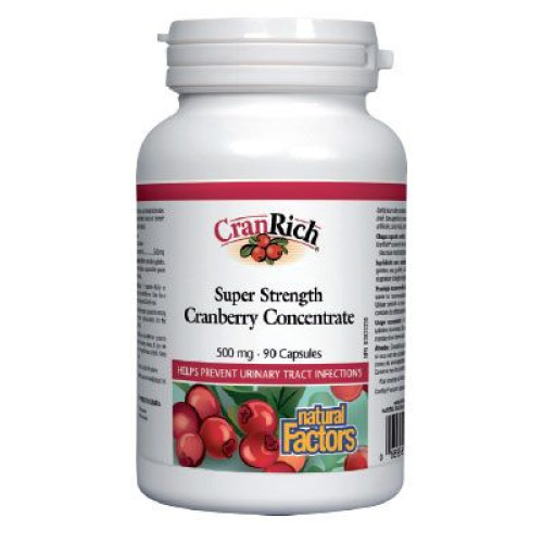 Natural Factors Natural Cranberry Anti-Inflammatory Capsules for Infections 90 Capsules