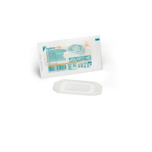 3M Tegaderm +Pad Transparent Dressing with Absorbent Pad 2.36"/3.94" (6/10 cm)