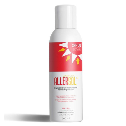 Allersol Spray Against Sun Allergies and Skin Damage SPF 50 6.76 fl oz (200 ml)
