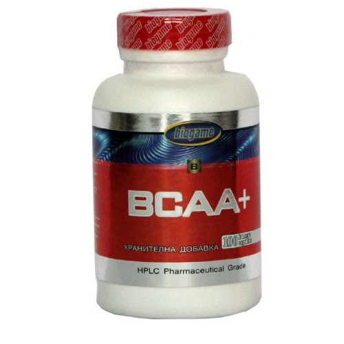 Biogame BCAA+ for Recovery After Sports or a Hard Day on the Muscles 100 Capsules