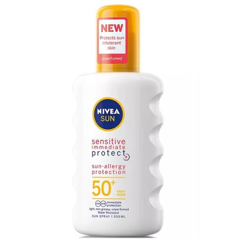 Nivea Sun Sensitive Allergy Body Spray for Allergic Skin SPF 50 6.76 fl oz (200 ml)