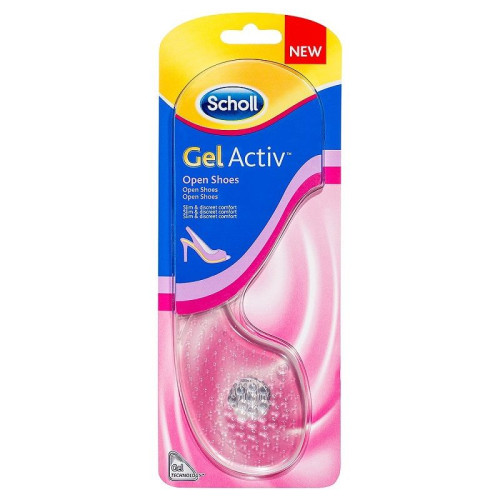 Scholl Gel Active Open Shoes Daily Insoles for Open Shoes 1 Pair