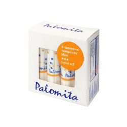 Palomita Daily Feminine Tampons with High Protection Mini Size 8 pcs