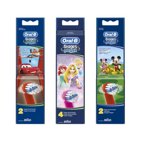Oral-B Replacement Heads for Children's Electric Toothbrush 2 pcs