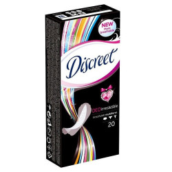 Discreet Everyday Deo Irrestible Protective Daily Sanitary Pads Made of Breathable Fabric 20 pcs