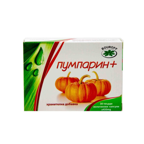 Bouroff Pumpkin Plus for Male Potency and Prostate Health 450 mg 30 Capsules