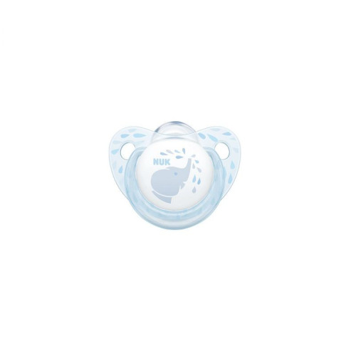 Nuk Rose and Blue Pacifier Made of Soft for Children Aged 6-18 Months Blue 1 pc