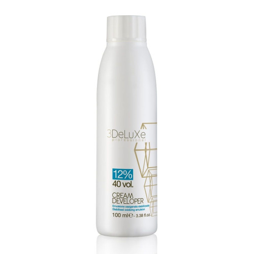 3DeLuxe Hair Oxidant 12% 40 Vol 3.38 fl oz (100 ml)