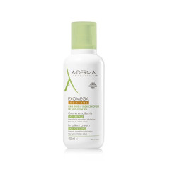 A-Derma Exomega Control Emollient Cream for Face and Body for Very Dry and Atopic Skin 13.53 fl oz (400 ml)