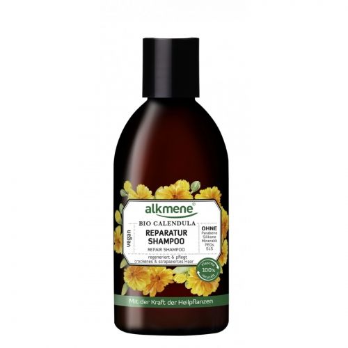 Alkmene Calendula Restorative Shampoo with Organic Calendula for Dry and Stressed Hair 8.45 fl oz (250 ml)
