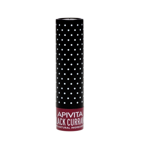 Apivita Lip Balm with Blackcurrant and Bordeaux Color 0.16 oz (4.4 g)