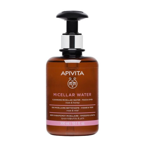 Apivita Micellar Water for Face and Eyes for All Skin Types 10.14 fl oz (300 ml)