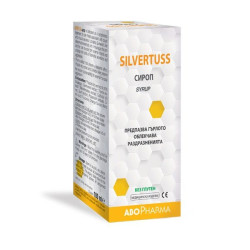 Abopharma Silvertuss Syrup for Cough and Sore Throat 3.38 fl oz (100 ml)