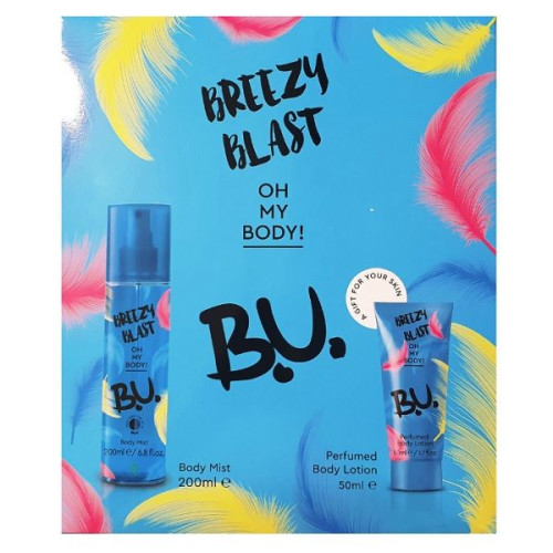 B.U. Oh My Body Breezy Blast Promo Set for Women Perfume Spray and Body Lotion