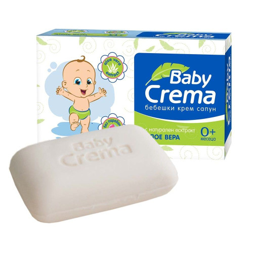 Baby Crema Baby Cream Soap with Aloe Vera Extract 2.65 oz (75 g)