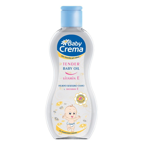 Baby Crema Gentle Moisturizing Oil with Vitamin E 6.76 fl oz (200 ml)