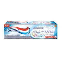 Aquafresh All in One Protection Whitening Toothpaste for Comprehensive Protection Gentle Polishing and Whitening 2.54 fl oz (75 ml)
