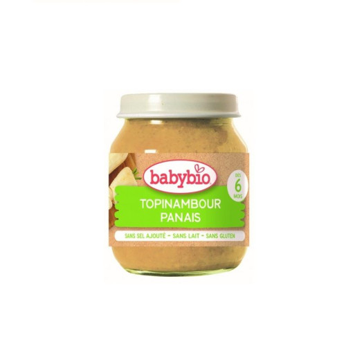 Babybio Organic Vegetable Puree with Parsnips Potatoes and Jerusalem Artichokes for Children 6+ Months 4.59 oz (130 g)