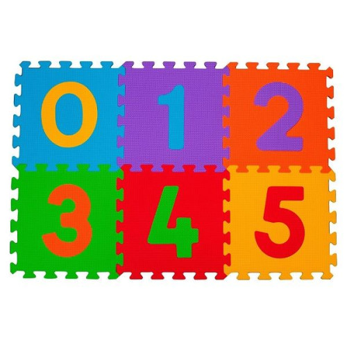 Babyono Floor Puzzle for Children 6+ Months - 6 pcs Numbers 275