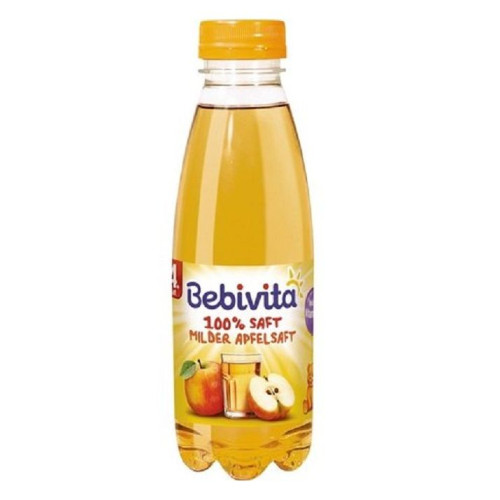 Bebivita Soft Apple Juice for Children 4+ Months 16.91 fl oz (500 ml) - 1578