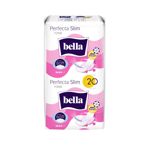 Bella Perfecta Slim Rose Ultra-thin Sanitary Pads with Wings 20 pcs