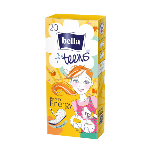 Bella Panty for Teens Ultra Energy Daily Sanitary Pads 20 pcs