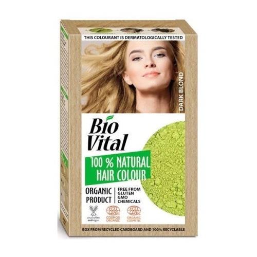 Biovital Natural Hair Dye Color 4 Dark Blond 1 pc