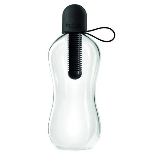 Bobble Water Bottle with Activated Carbon Filter 18.6 fl oz (550 ml) Black