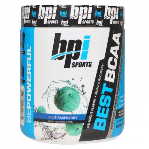 BPI Sports Best BCAA Amino Acids with Blue Raspberry Flavor 10.58 oz (300 g)
