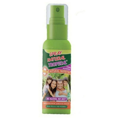 Brand Italia Spray Natural Tropical Insect Repellent Spray 3.38 fl oz (100 ml)