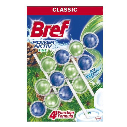 Bref Power Active Pine Solid Toilet Block 1.76 oz (50 g) 3 pcs
