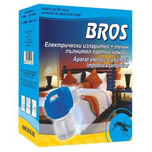 Bros Electric Vaporizer + Liquid Refill Against Mosquitoes