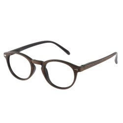 Bullonerie Ready-made Reading Glasses +1.00 with Case Model ML21-M