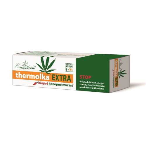 Cannaderm Thermolka Extra Warming Gel for Pain and Cramps 5.07 fl oz (150 ml)