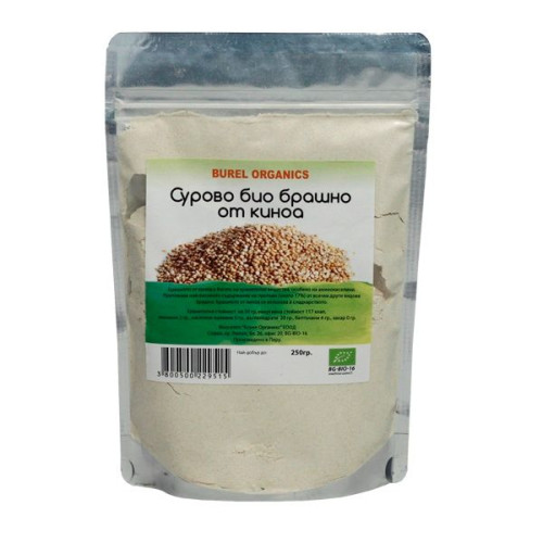 Burel Organics Raw Organic Quinoa Flour 8.82 oz (250 g)