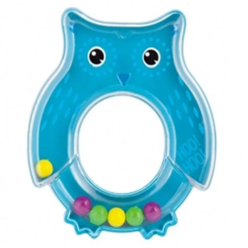 Canpol Babies Owl Rattle for Children Blue 0+ Months