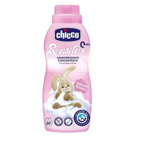 Chicco Fabric Softener for Sensitive Skin Gentle Flowers 25.36 fl oz (750 ml)