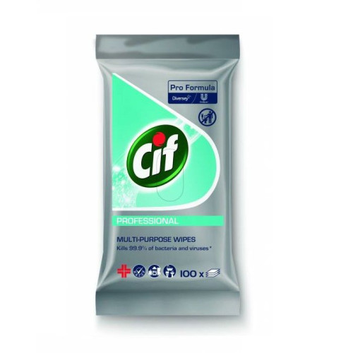 Cif Professional Multifunctional Cleaning Wipes 100 pcs