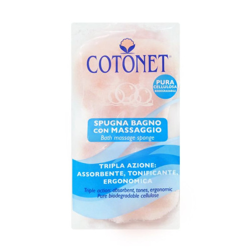 Cotonet Cellulose Sponge for Bathing and Body Massage 1 pc