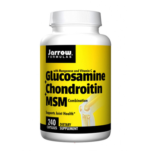 Jarrow Formulas Glucosamine + Chondroitin + MSM 240 Capsules