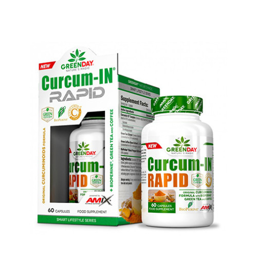 Amix Greenday Curcum-in Rapid 60 Capsules
