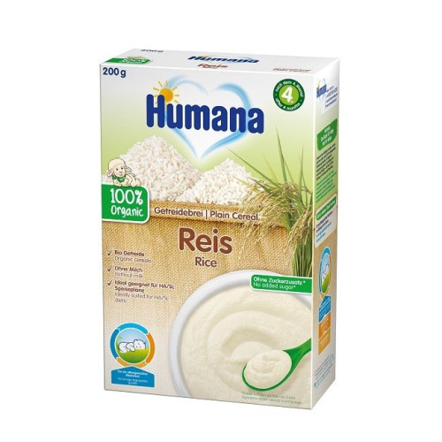 Humana Bio Dairy-free Rice Cereal for Babies 4+ Months 7.05 oz (200 g)