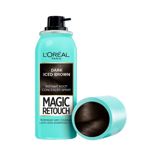 L'oreal Magic Retouch Hair Color Spray Dark Iced Brown 2.54 fl oz (75 ml)