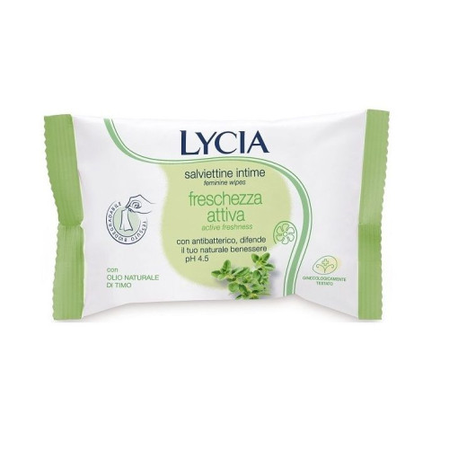 Lycia Antibacterial Intimate Wet Wipes 12 pcs