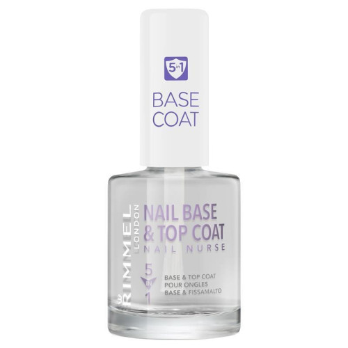 Rimmel Nail Nurse Multifunctional Base and Top Coat 0.41 fl oz (12 ml)